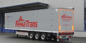 Schubbodenauflieger Rema Trans
