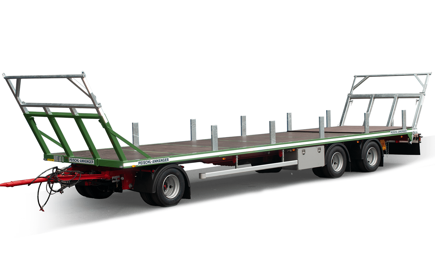 3-axle jumbo plateau trailer